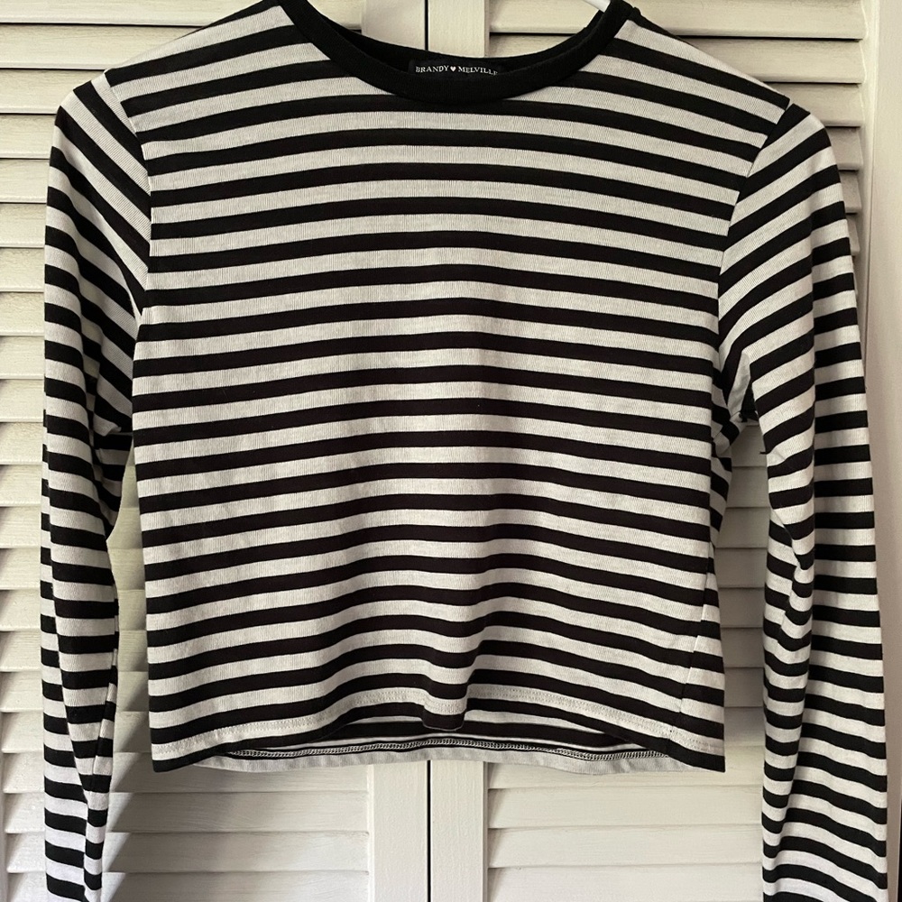 Brandy Melville Crop Top long sleeve-Small